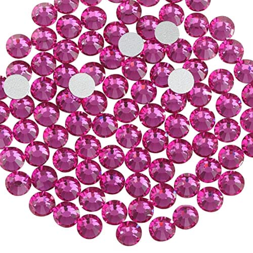 BEADSLAND Crystal Rhinestones Round Gems for Nail Art Craft Glue Fix
| BEADSLAND Flat Back Crystal Rhinestones for Nail