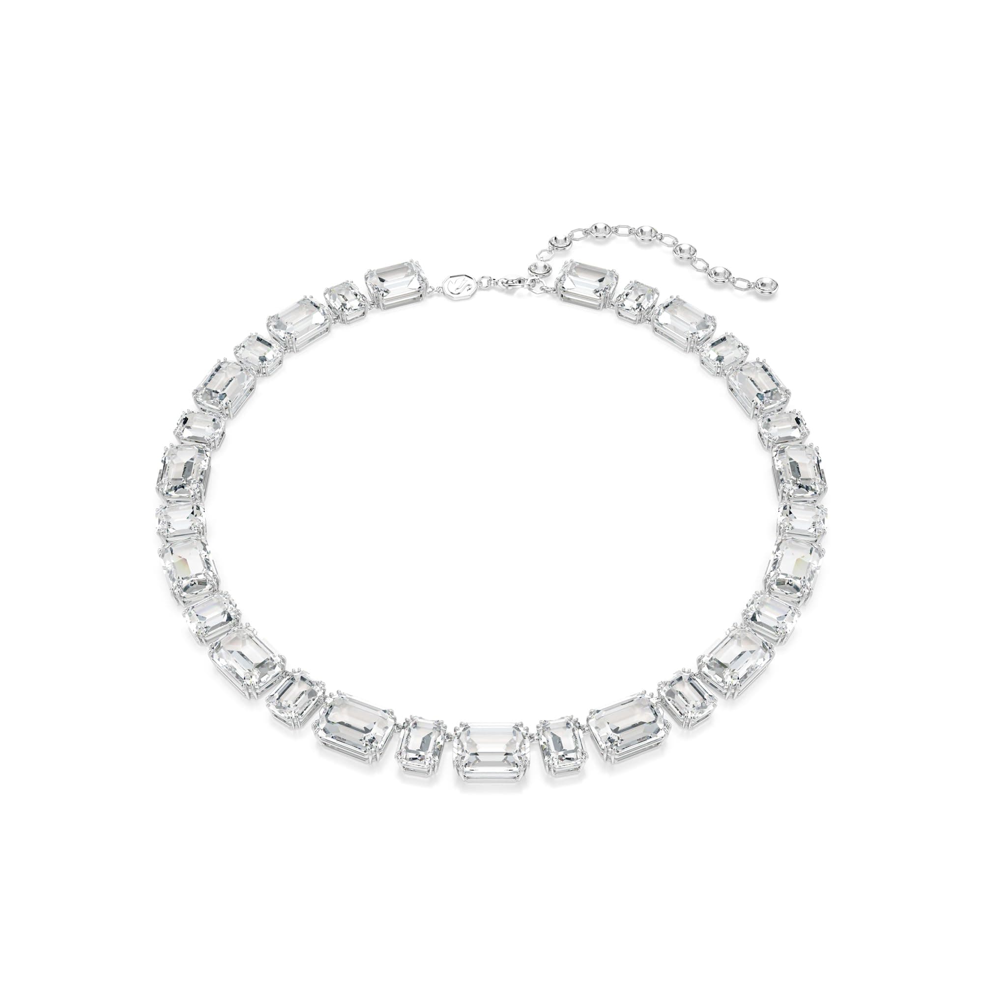 Swarovski Millenia Tennis Necklace, Octagon Cut, Clear, Rhodium Finish for Women
| Swarovski Millenia Tennis Necklace,