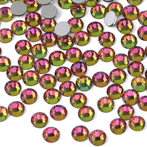 BEADSLAND Crystal Rhinestones Round Gems for Nail Art Craft Glue Fix
| BEADSLAND Flat Back Crystal Rhinestones for Nail
