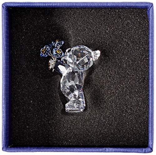 Swarovski Kris Bear Forget-me-not Crystal ornament for girls holidays