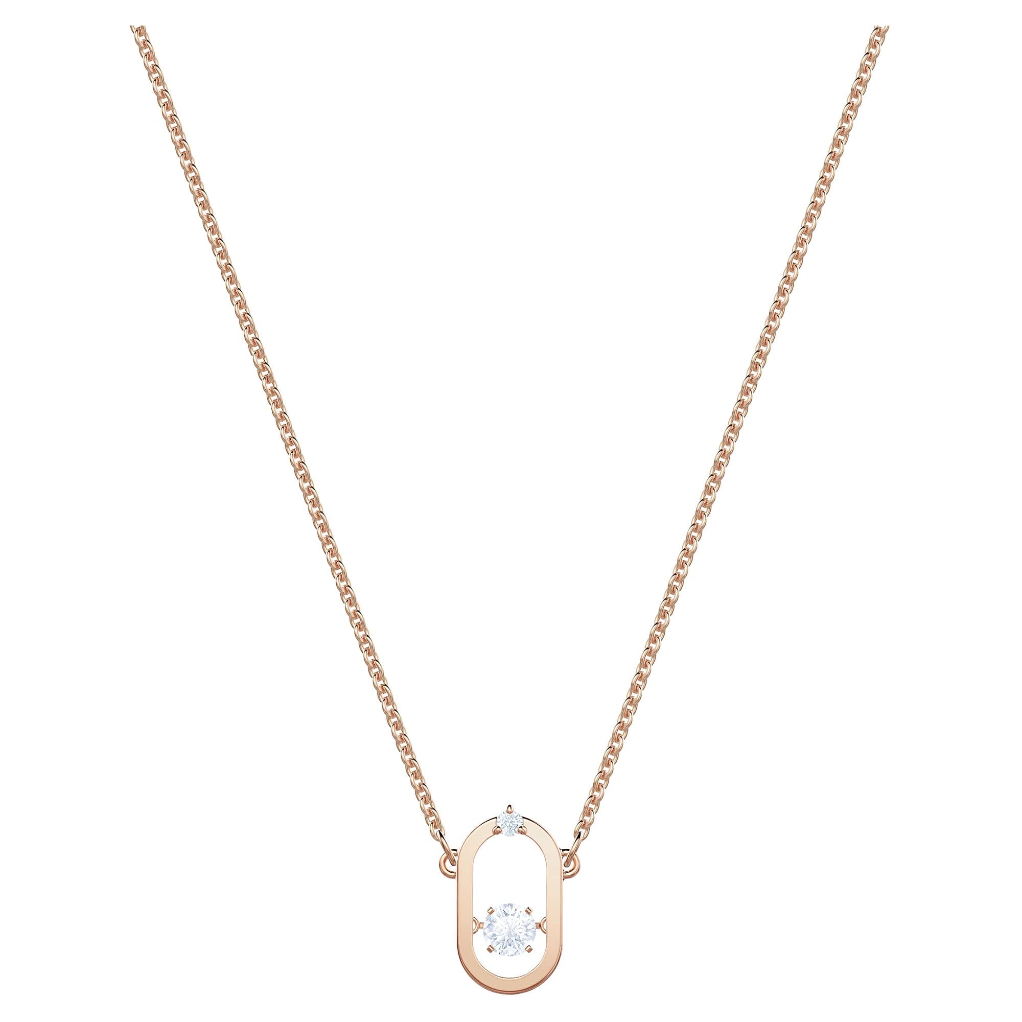 Swarovski Sparkling Dance North Rose Gold Red Crystals Clear Crystals Jewelry Collection for Women
