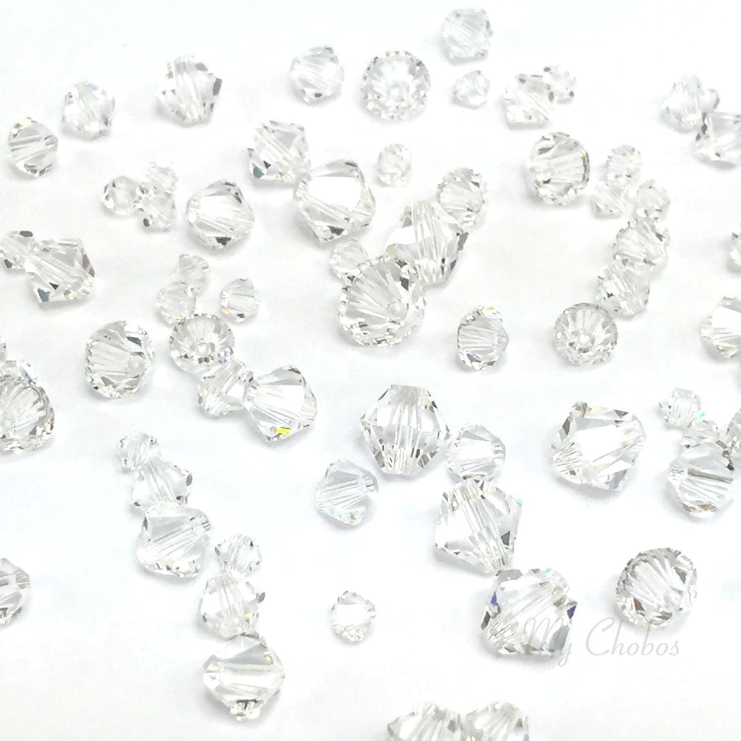 Swarovski 5328 Xilion Bicone Beads DIY Deco Bling Jewelry Making (001) Clear Crystal Necklace Bracelet  
Swarovski 5328