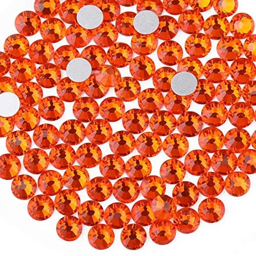 BEADSLAND Crystal Rhinestones Round Gems for Nail Art Craft Glue Fix
| BEADSLAND Flat Back Crystal Rhinestones for Nail