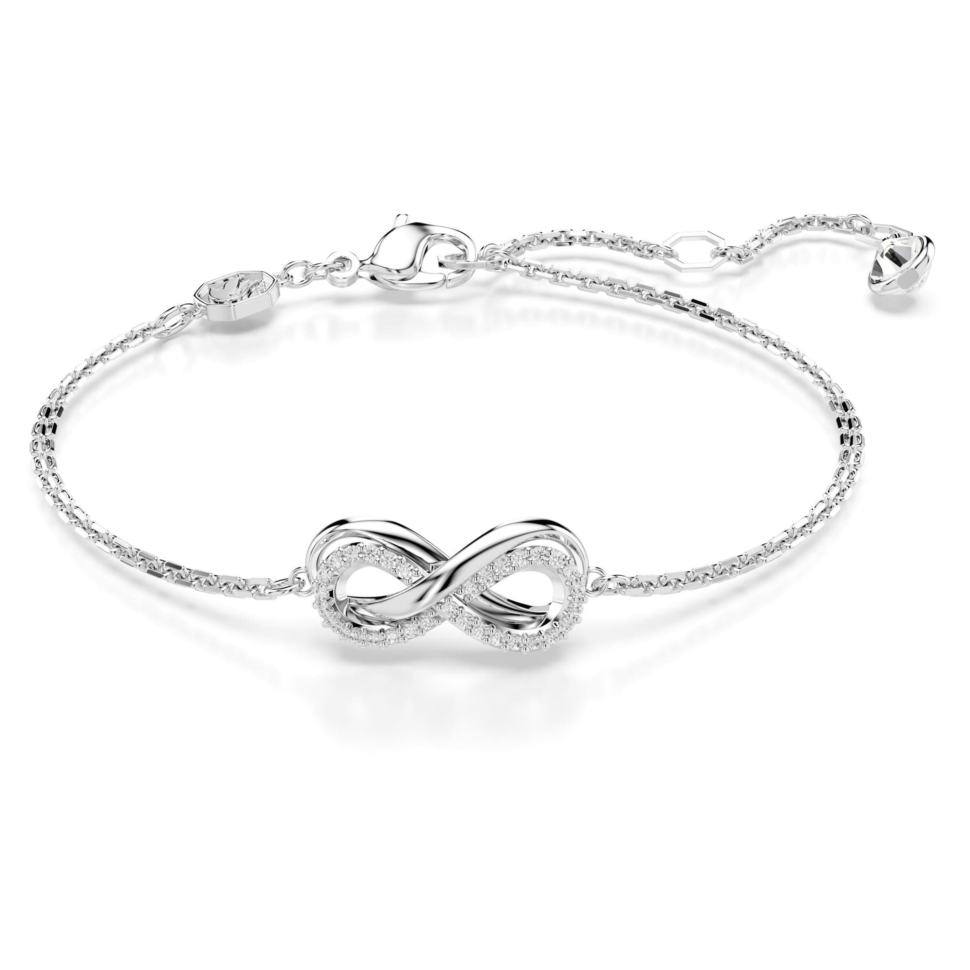 Swarovski Hyperbola Clear Crystal Infinity Motif Bracelet for Women
| Swarovski Hyperbola Rhodium-Finished Clear Crysta
