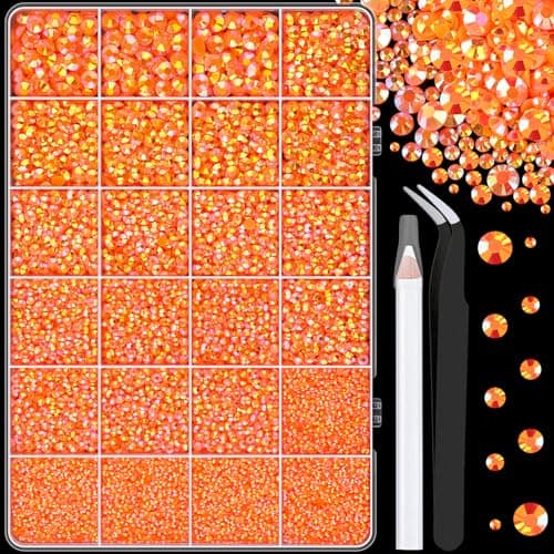 25000 Pcs Silver Clear Flatback Rhinestones for DIY Crafts
| Bedazzling Crystal with 3 Pcs 10ml B7000 Jewelry Glue for