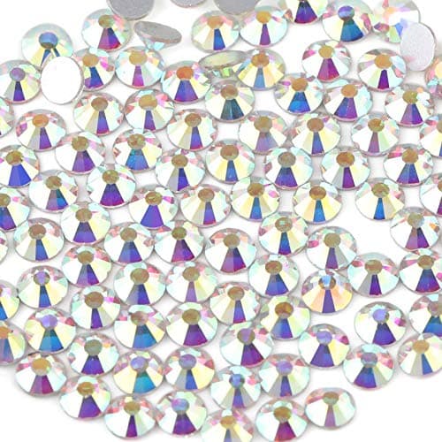 BEADSLAND Crystal Rhinestones Round Gems for Nail Art Craft Glue Fix
| BEADSLAND Flat Back Crystal Rhinestones for Nail