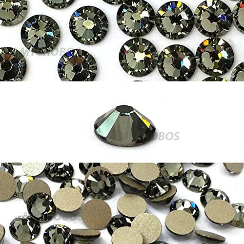 Swarovski 215 Black Diamond 144 pcs 3mm Flat Backs Rhinestones for Jewelry Wholesale
| Swarovski 215 Black Diamond 144