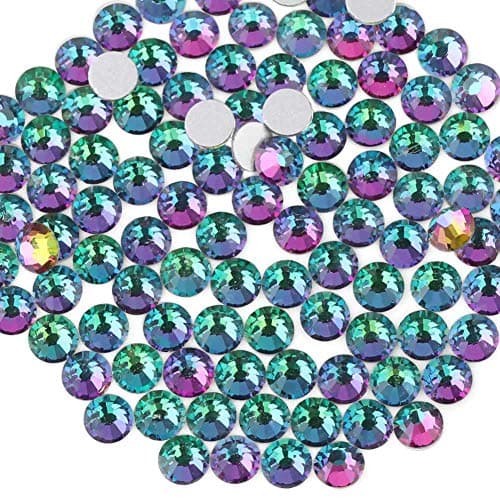 BEADSLAND Crystal Rhinestones Round Gems for Nail Art Craft Glue Fix
| BEADSLAND Flat Back Crystal Rhinestones for Nail