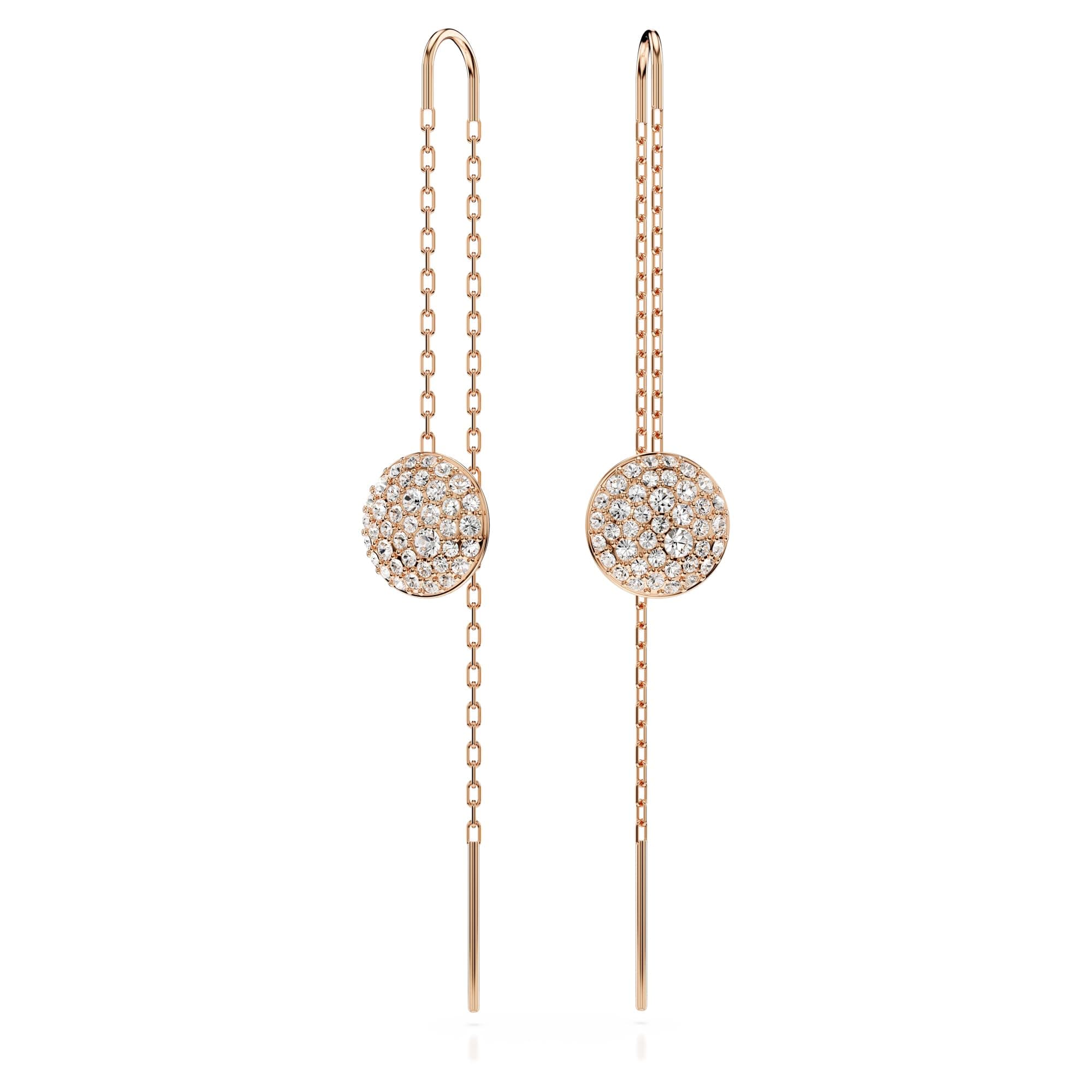Swarovski Meteora Meteor Inspired Earrings for Women Snow Pavé Clear Crystals Evening Party Jewelry