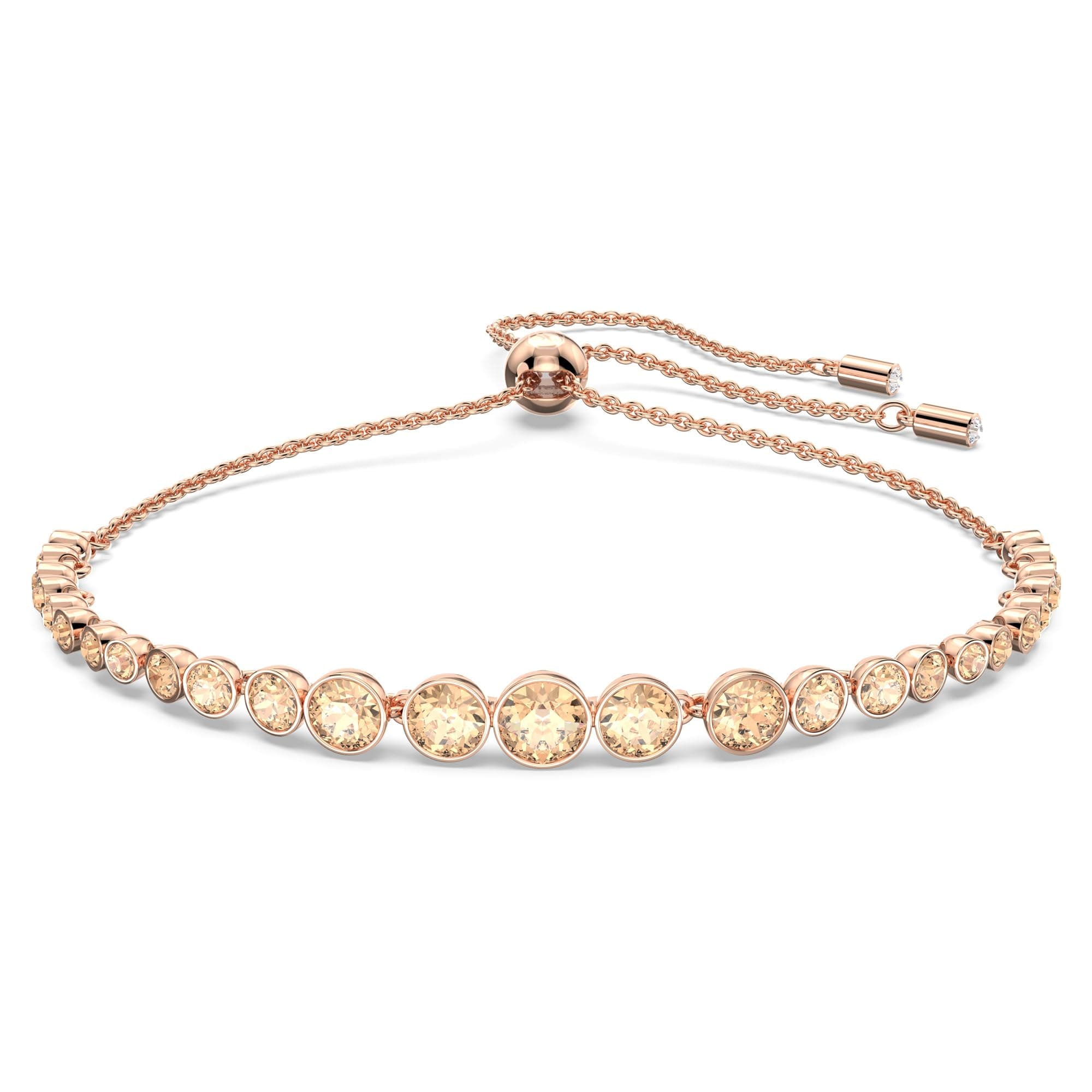 Swarovski Emily Tennis Bracelet Jewelry Clear Crystals Blue Crystals Pink Crystals for Women Sporty Style