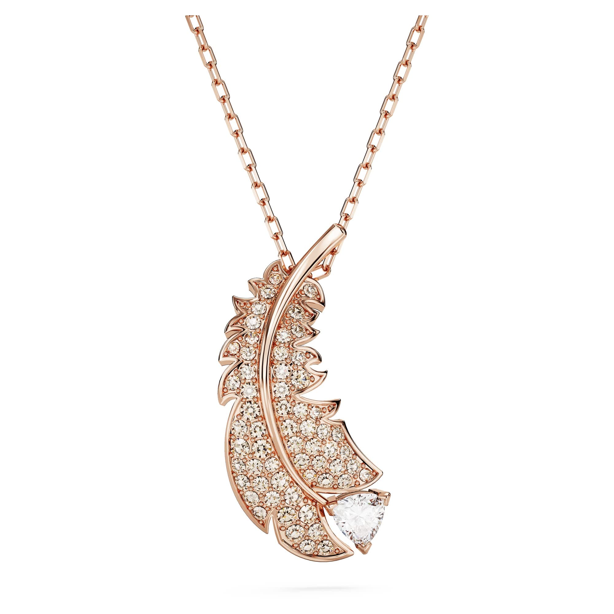 Swarovski Nice Collection Necklaces for Women Casual Wear Sparkling Crystal Design Versatile 18 inches