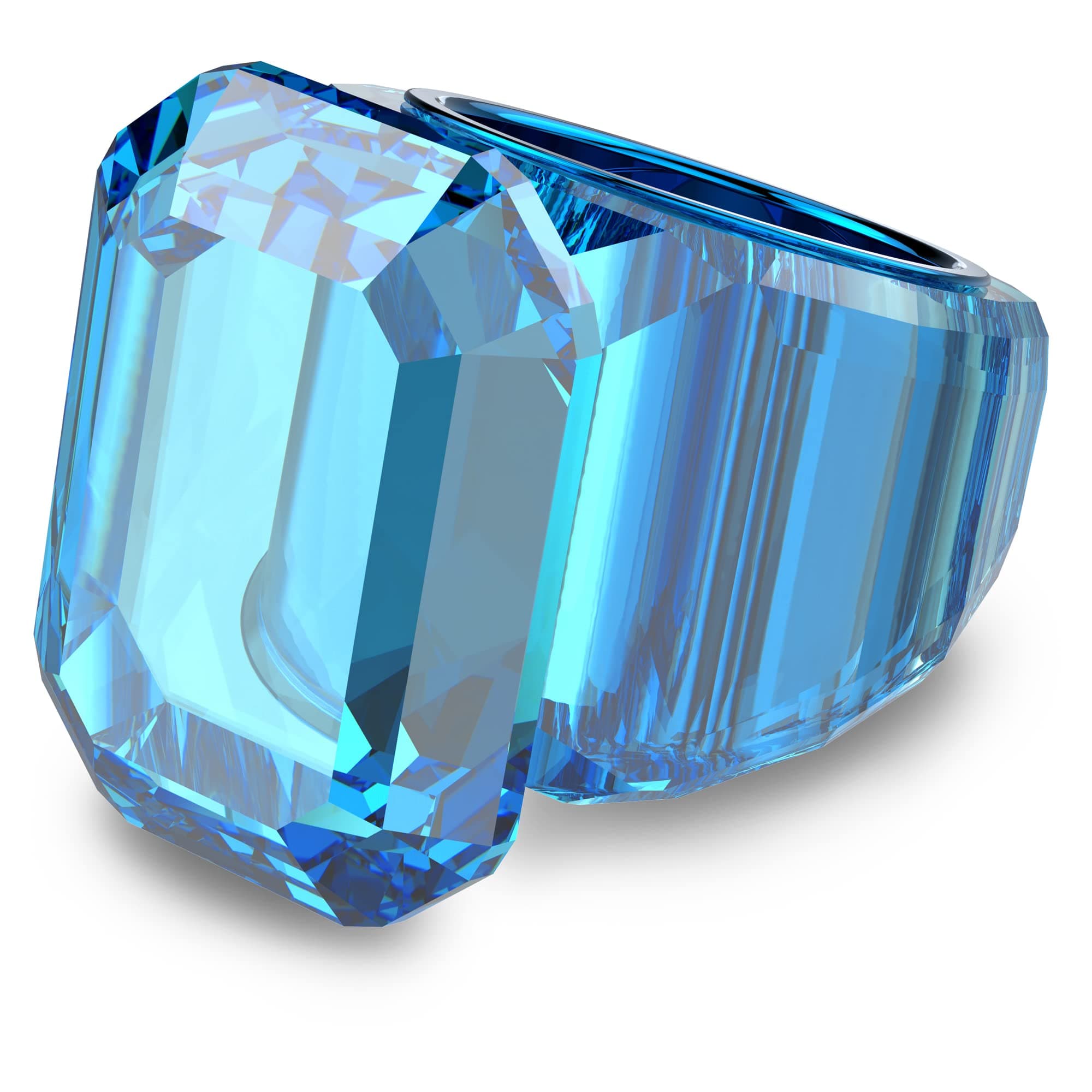 Swarovski Lucent Cocktail Ring Jewelry Collection - Blue Crystal, Pink Crystal, Elegant Party Accessories
| Swarovski L