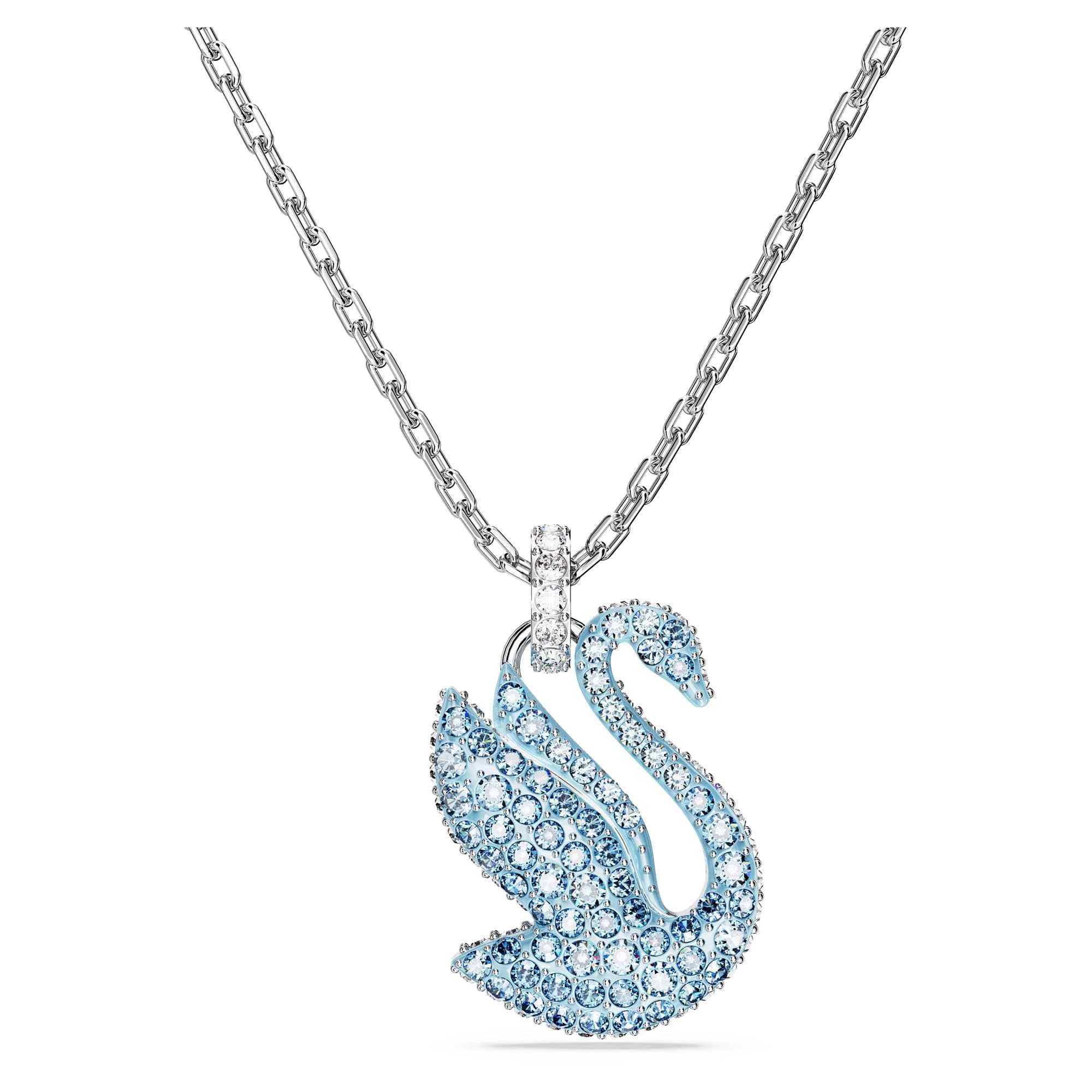 Swarovski Hollow Collection Pendant Necklace for Women for Evening Parties sparkly and elegant design 18k Gold Plated 24