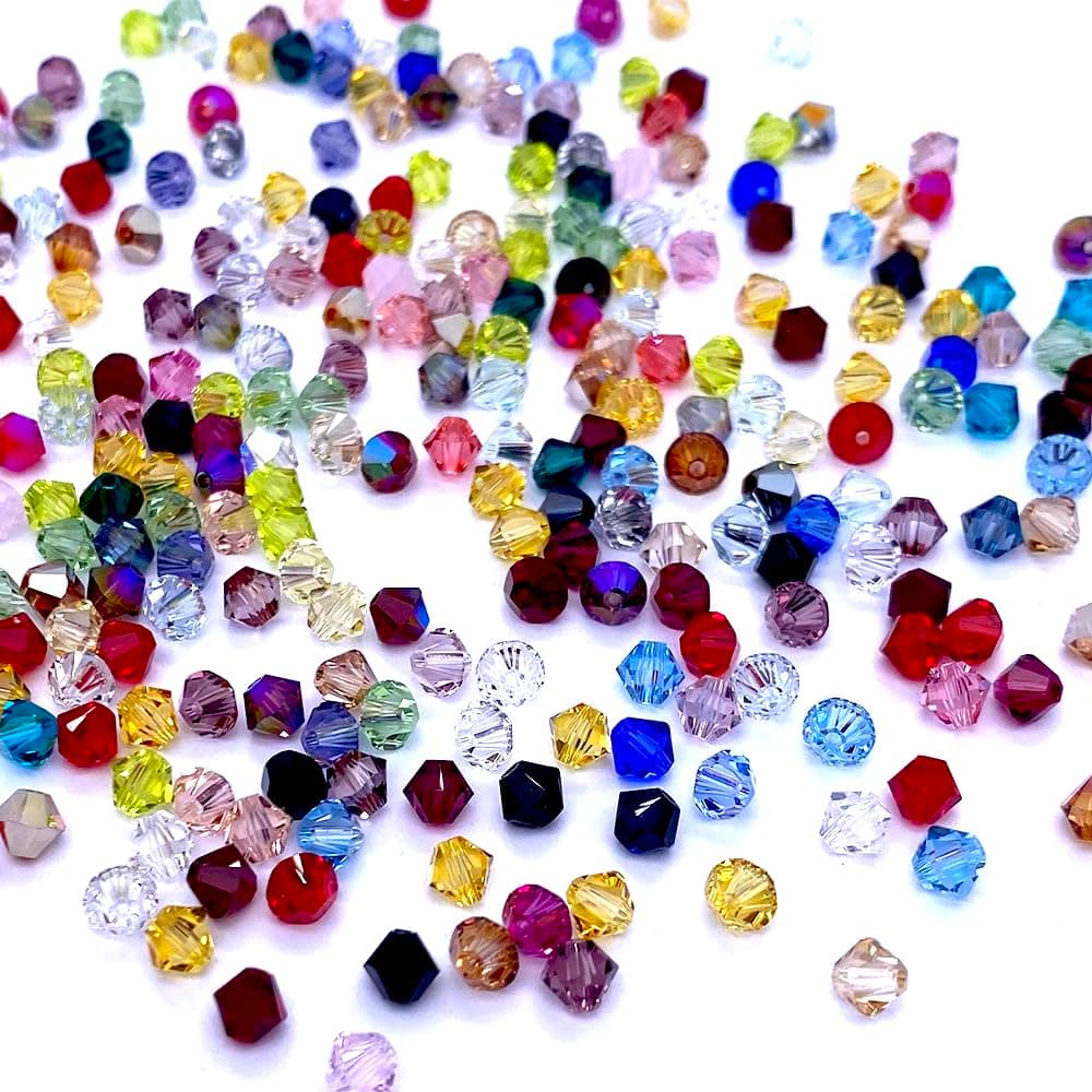 Swarovski Crystal 144pcs 3mm Assorted Mix Colors Loose Bicone Beads Jewelry Making Beads 5328 XILION Specifications