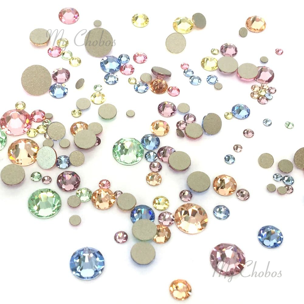 Swarovski Rose Flatbacks Rhinestones for Nail Art 144pcs DIY Deco
| Baby Colors Swarovski Mixed Rose Rhinestones for Na