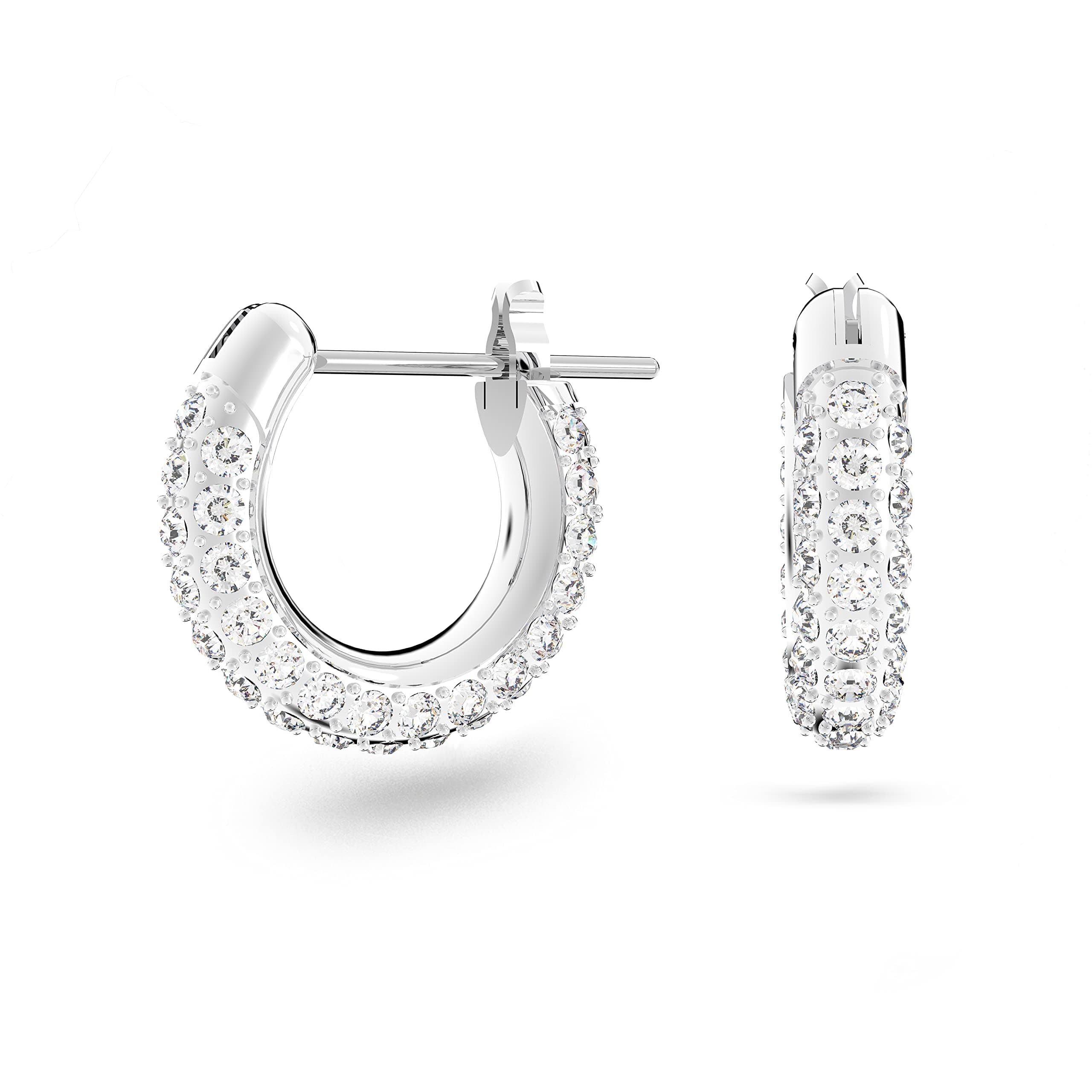 Swarovski Stone Crystal Pierced Hoop Earring Jewelry for Women Evening Party
| Swarovski Stone Crystal Pierced Hoop Ear