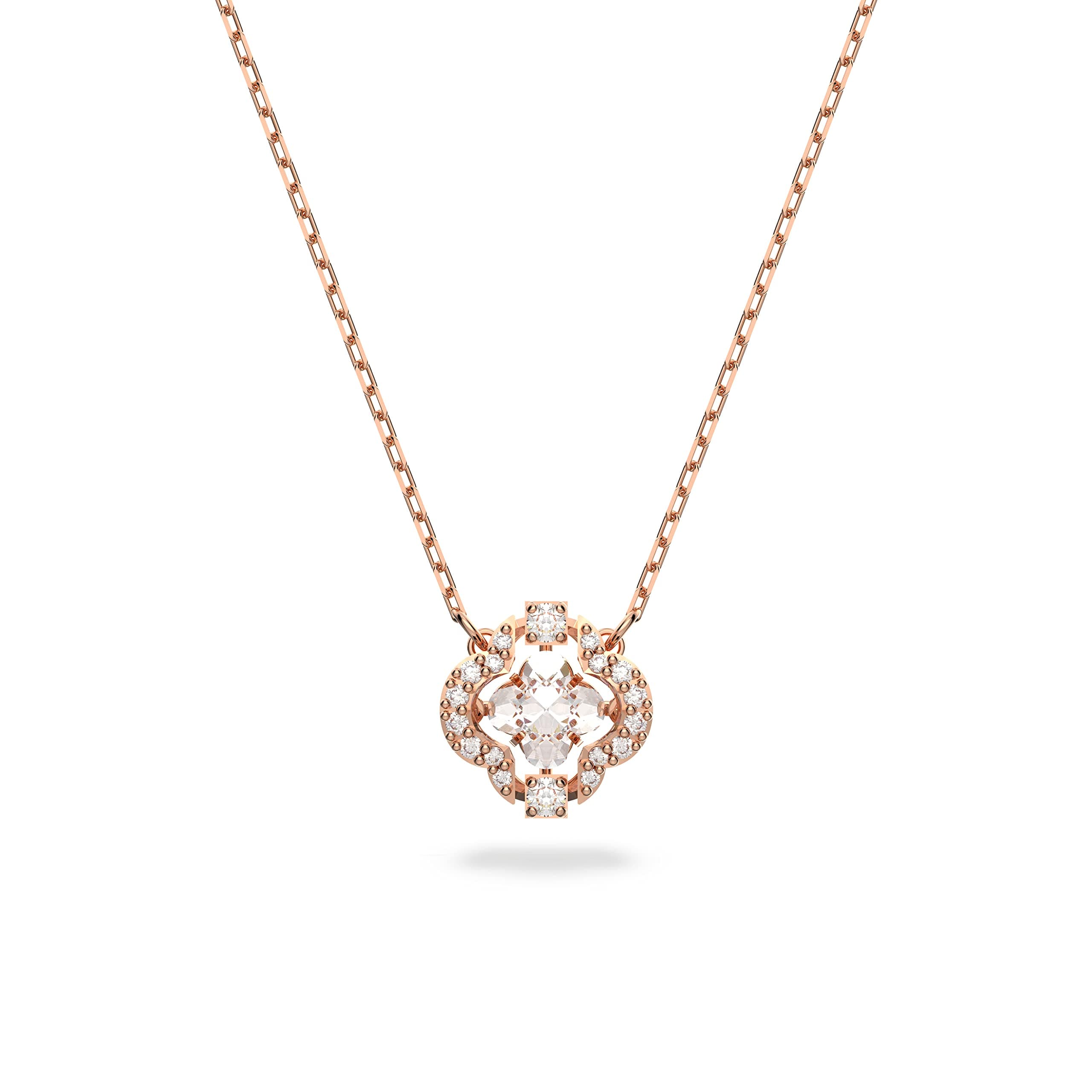 Swarovski Sparkling Dance Necklace for Women, Rose Gold-Tone Plated, Elegant Gift Ideas for Special Occasions
| Swarovs