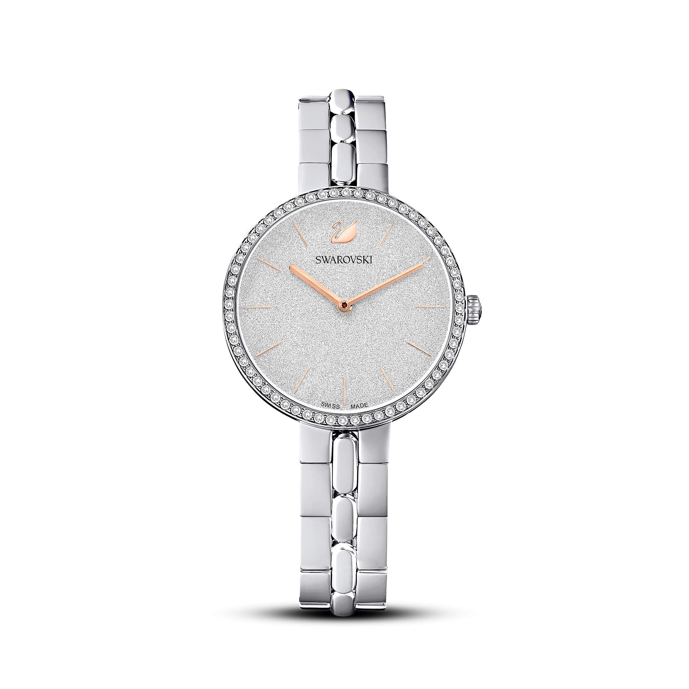 Swarovski Cosmopolitan Crystal Watch - Elegant Rose Gold Tone Finish & Clear Crystals for Women
| Swarovski Cosmopolita