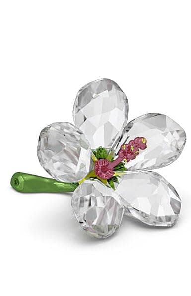 Swarovski Florere Hibiscus Crystal Earrings for Women Formal Events