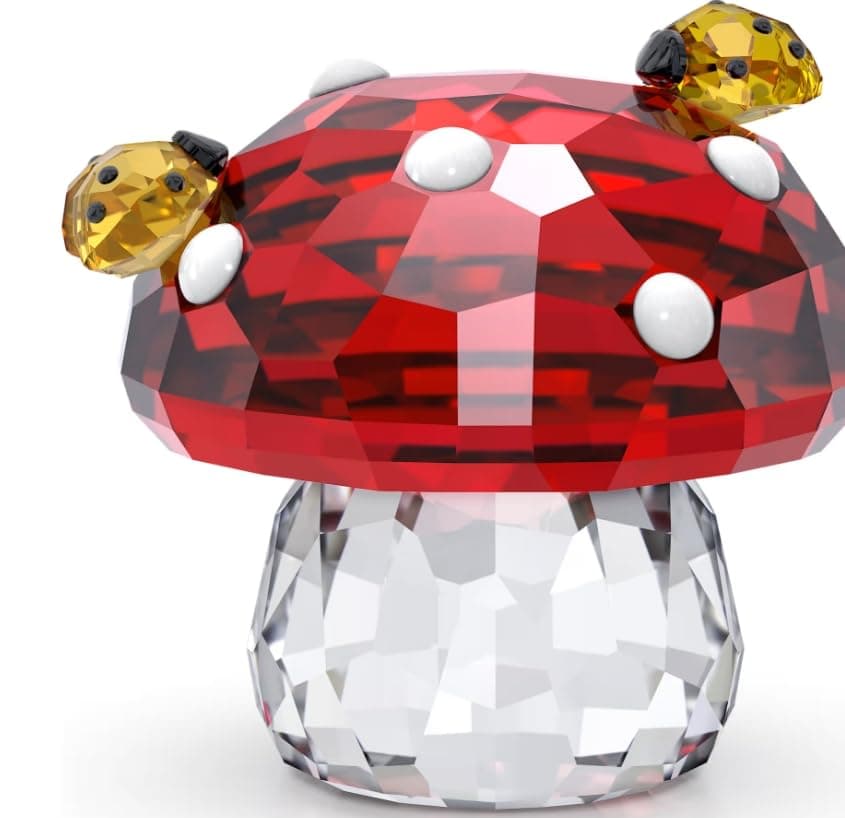 Swarovski Idyllia Mushroom and Ladybugs Charm Earrings for Women Occasions Gift Necklaces