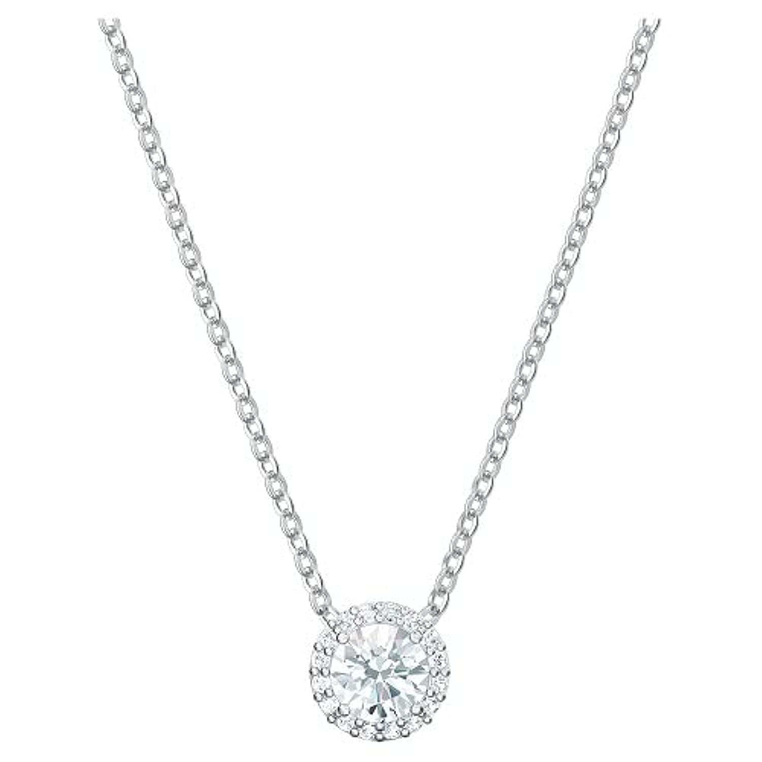 Swarovski Una Angelic Crystal Pendant Necklace for Women Special Occasions Sparkling Pendant Design Necklace Necklace\Br