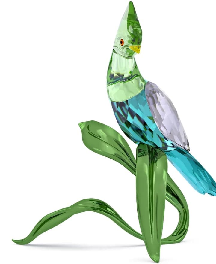 Swarovski Idyllia Green Turaco Crystal Necklace for Women Evening Party Jewelery