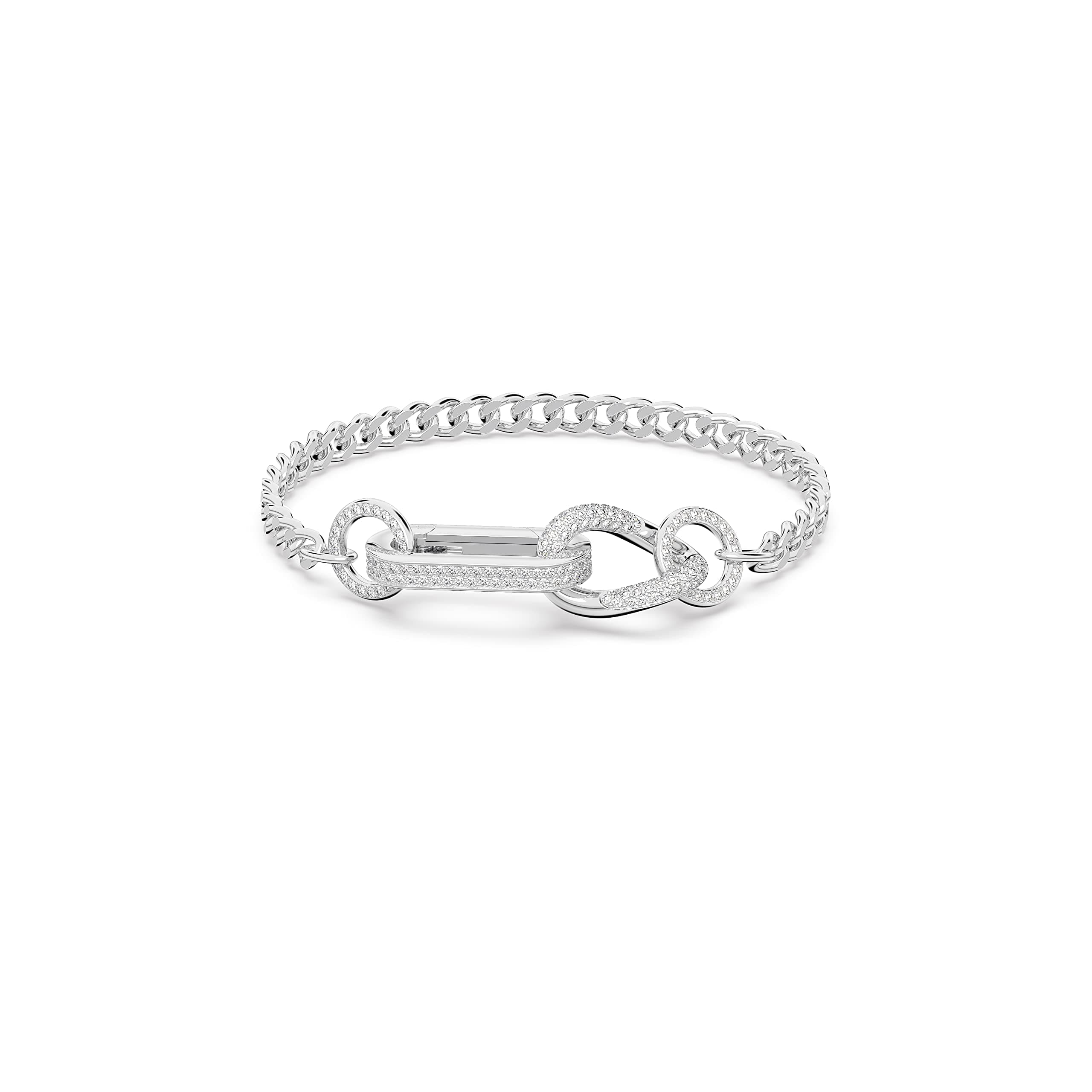 Swarovski Dextera Bracelet with White Crystal Pavé for Women to Elevate Any Outfit
| Swarovski Dextera Rhodium Plated W