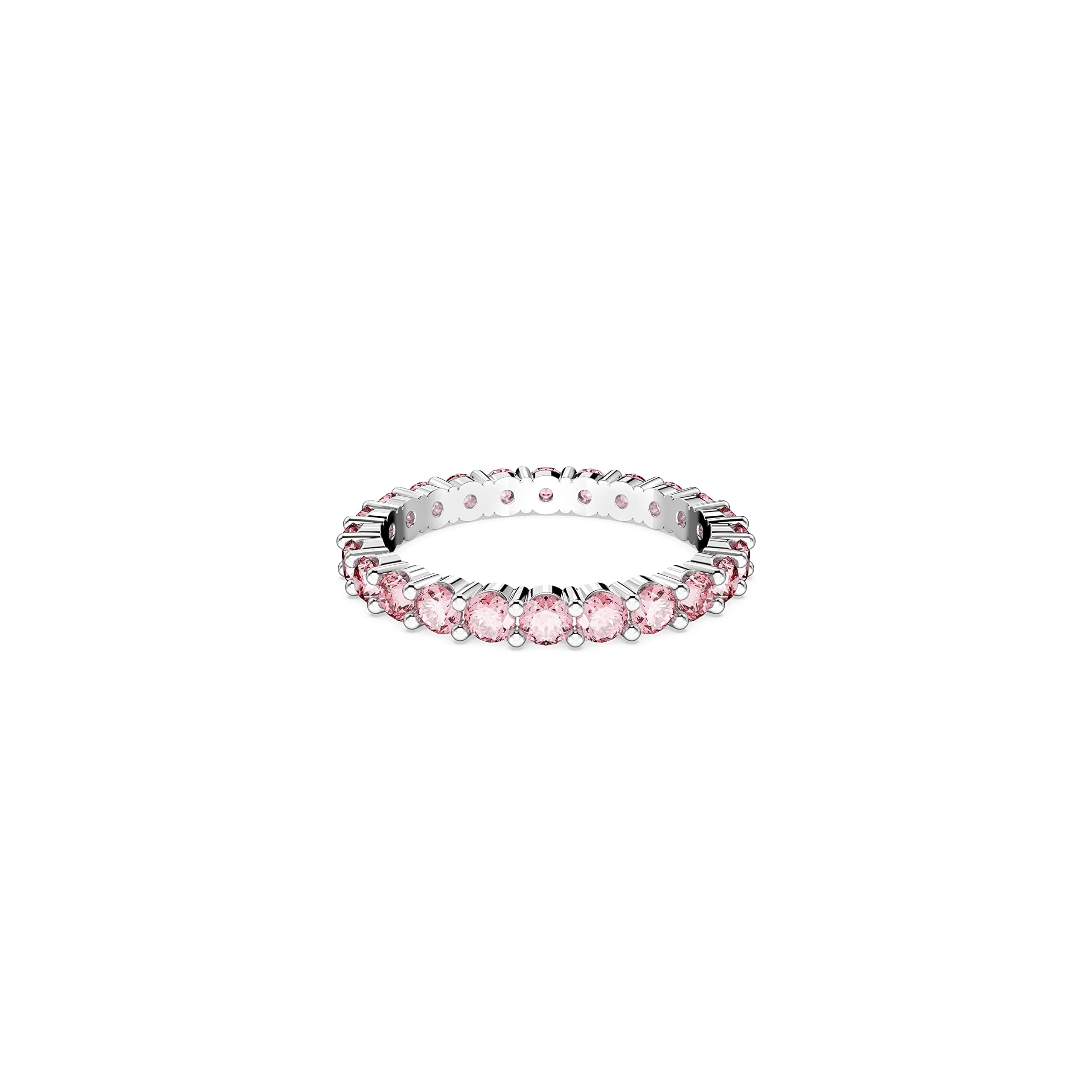Swarovski Matrix Crystal Ring Collection, Round Cut, Prong Setting, Rhodium Finish for Elegant Women
| Swarovski Matrix