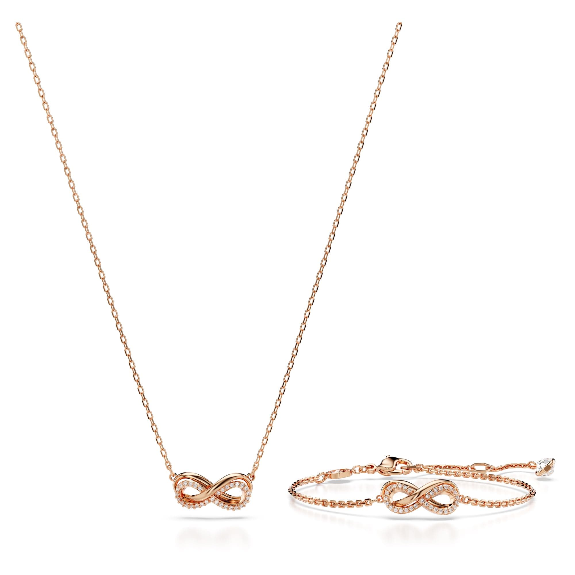 Swarovski Hyperbola Necklace and Bracelet Jewelry Collection | Crystal Accents | Women's Accessory | Evening Wear | Spar