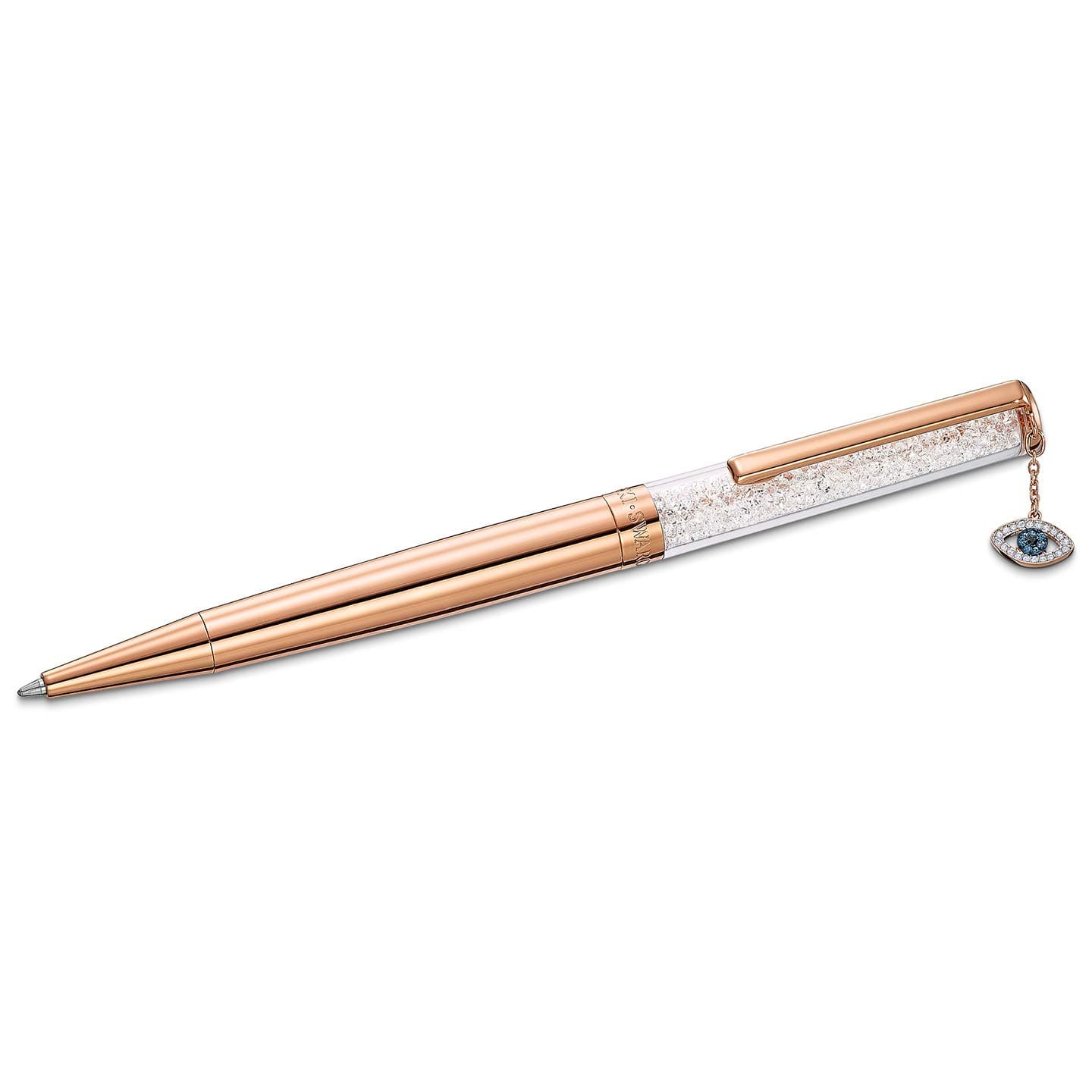 Swarovski Crystalline Evil Eye Ballpoint Pen Rose Gold For Women Office