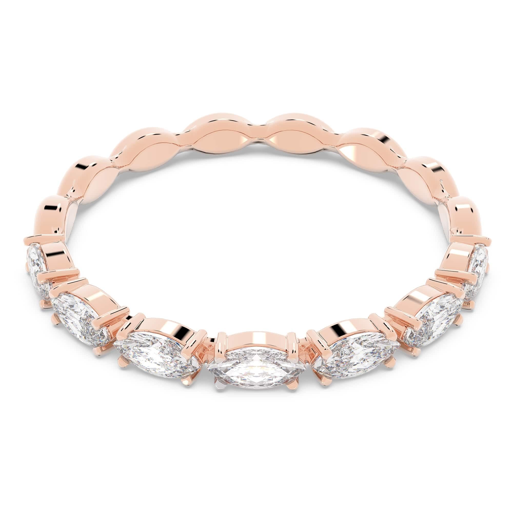 Swarovski Matrix Vittore Ring - Marquise Cut, Clear, Rose Gold-Tone Finish for Wedding Night
| Swarovski Matrix Vittore