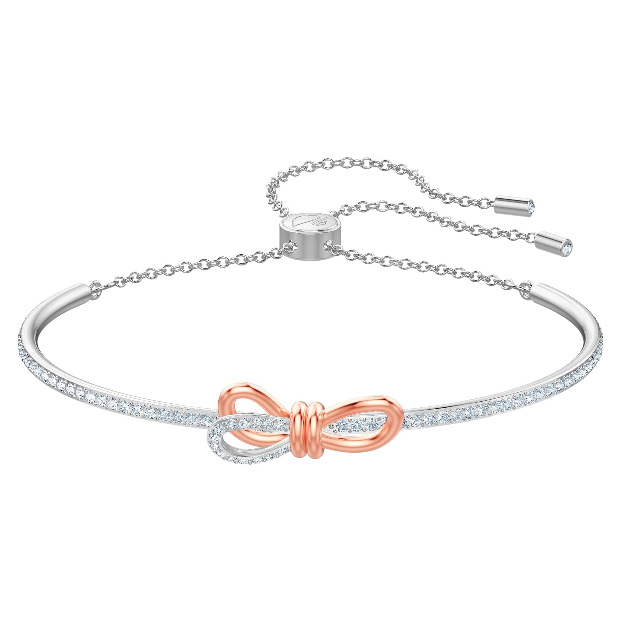 Swarovski Lifelong Bow Necklace and Bracelet Clear Crystals Rhodium Finish Women Gifts
| Swarovski Lifelong Bow Jewelry