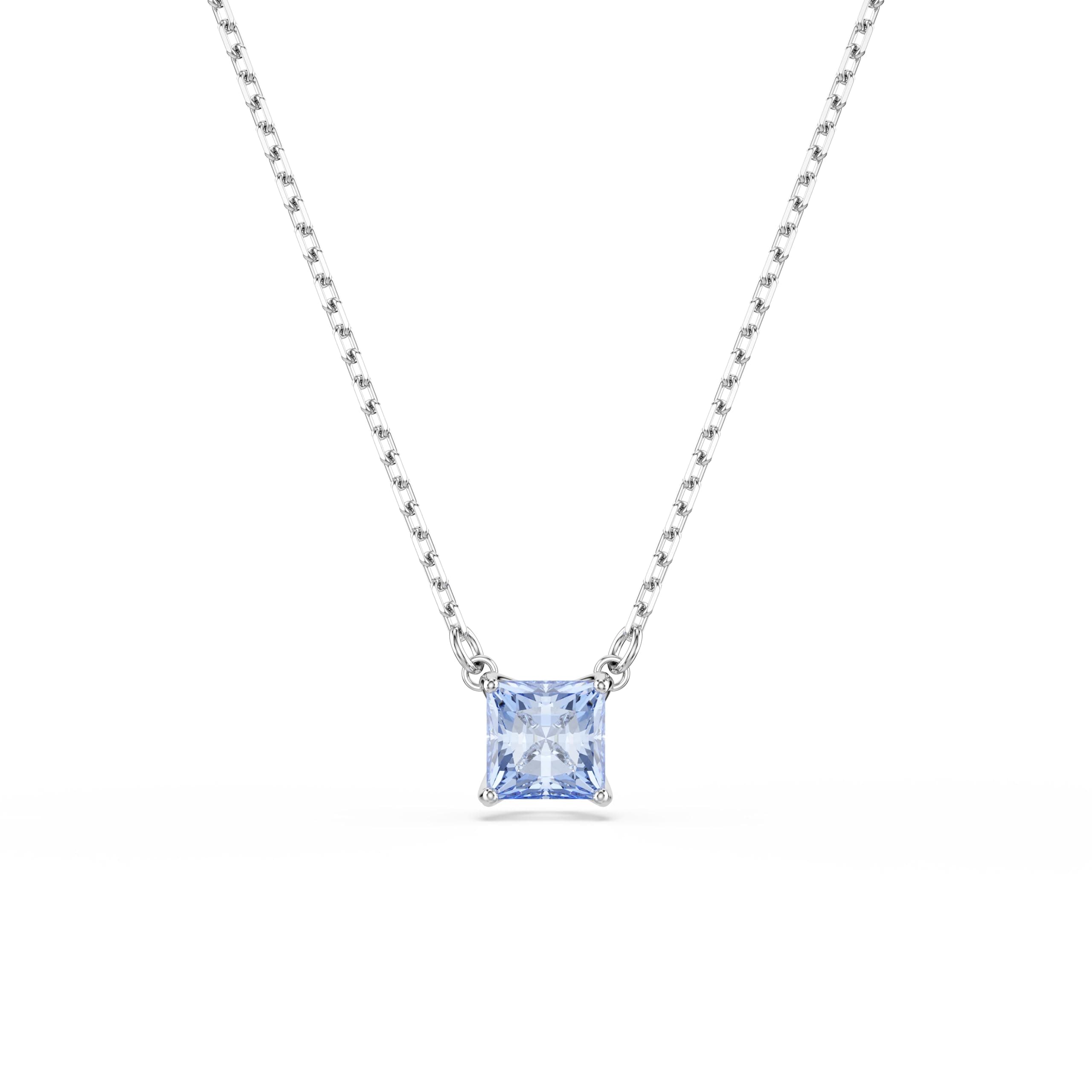 Swarovski Matrix Blue Square Cut Rhodium Finish Pendant for Fashionable Jewelry Accessories
| Swarovski Matrix Blue Squ