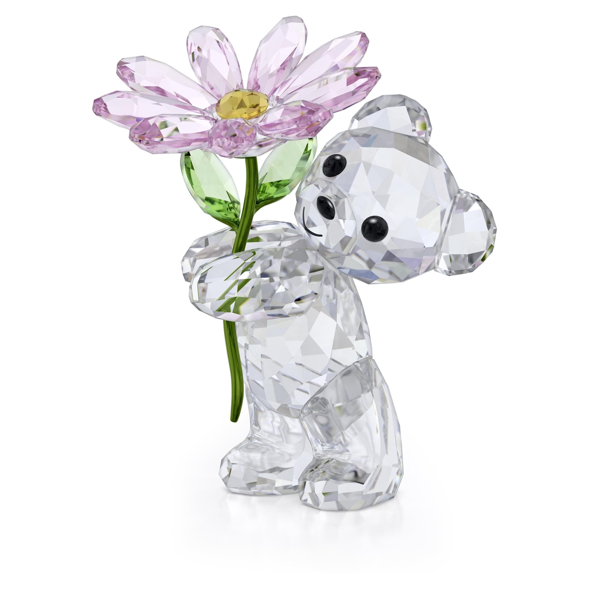 Swarovski Kris Bear Daisy Jewelry for Girls Festive Necklace 18x18mm