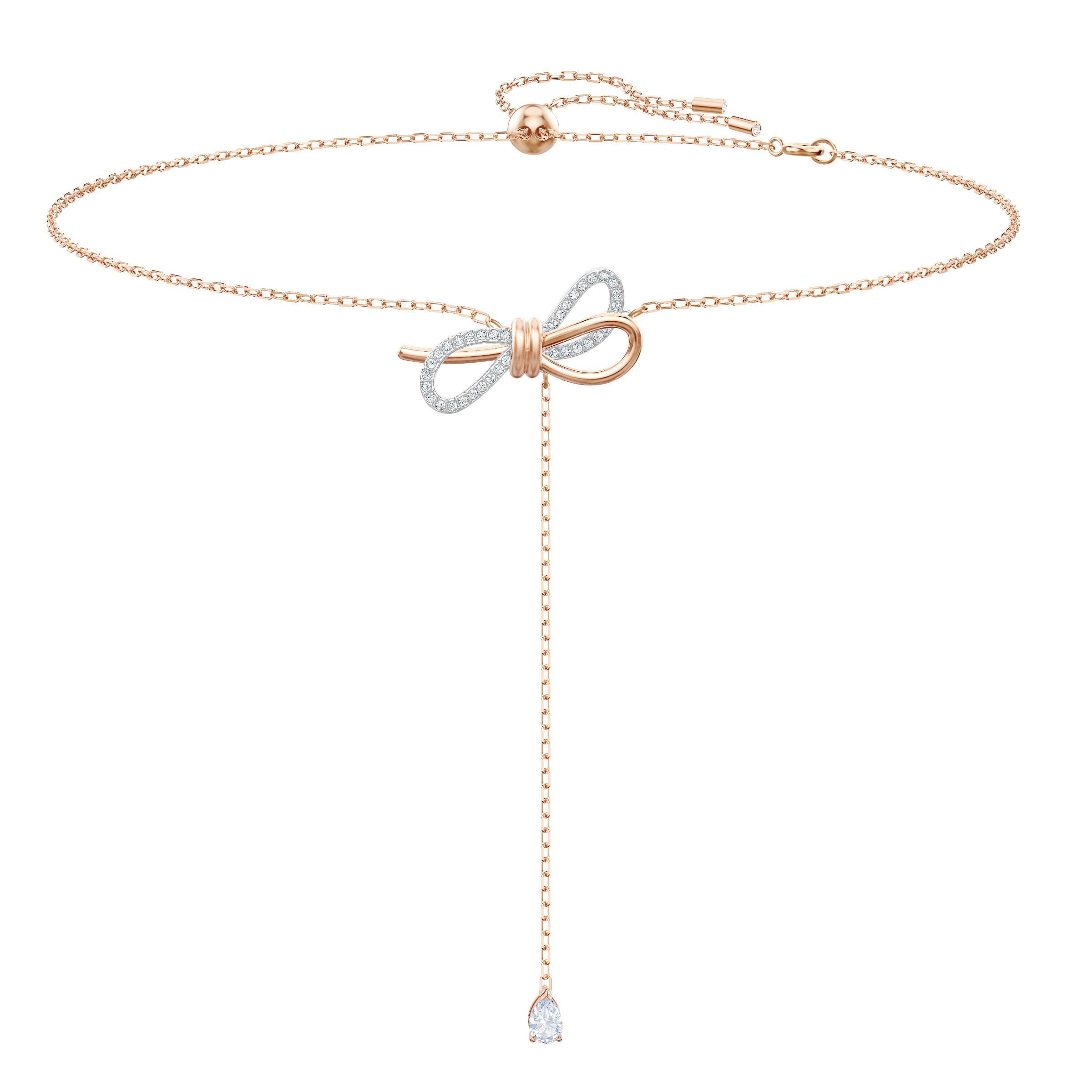 Swarovski Lifelong Bow Necklace and Bracelet Jewelry Collection for Women
| Clear Crystals Rhodium Finish Swarovski Lif