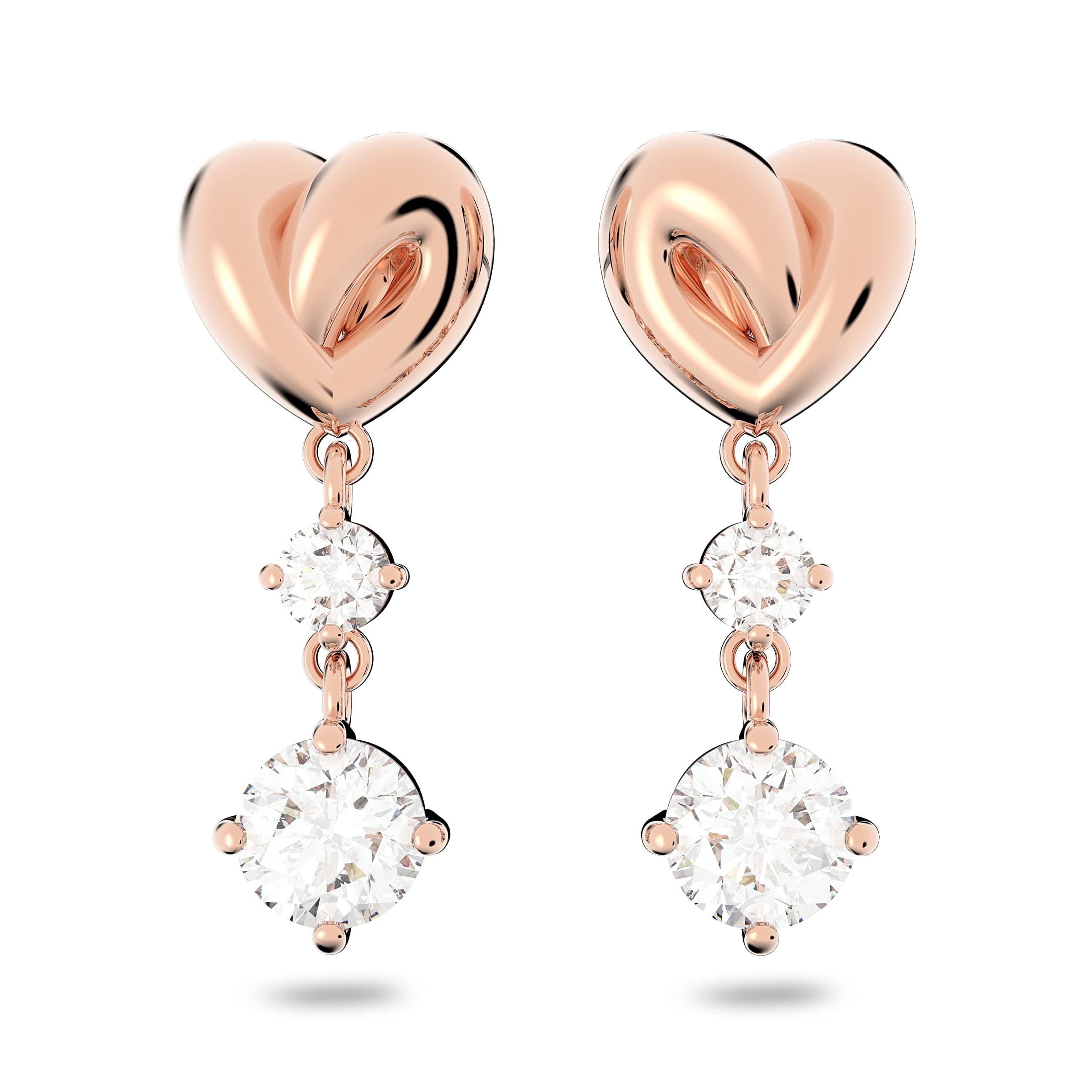 Swarovski Lifelong Heart Jewelry - Rose Gold & Rhodium Tone Necklace, Earrings, and Bracelet
Swarovski Lifelong Heart