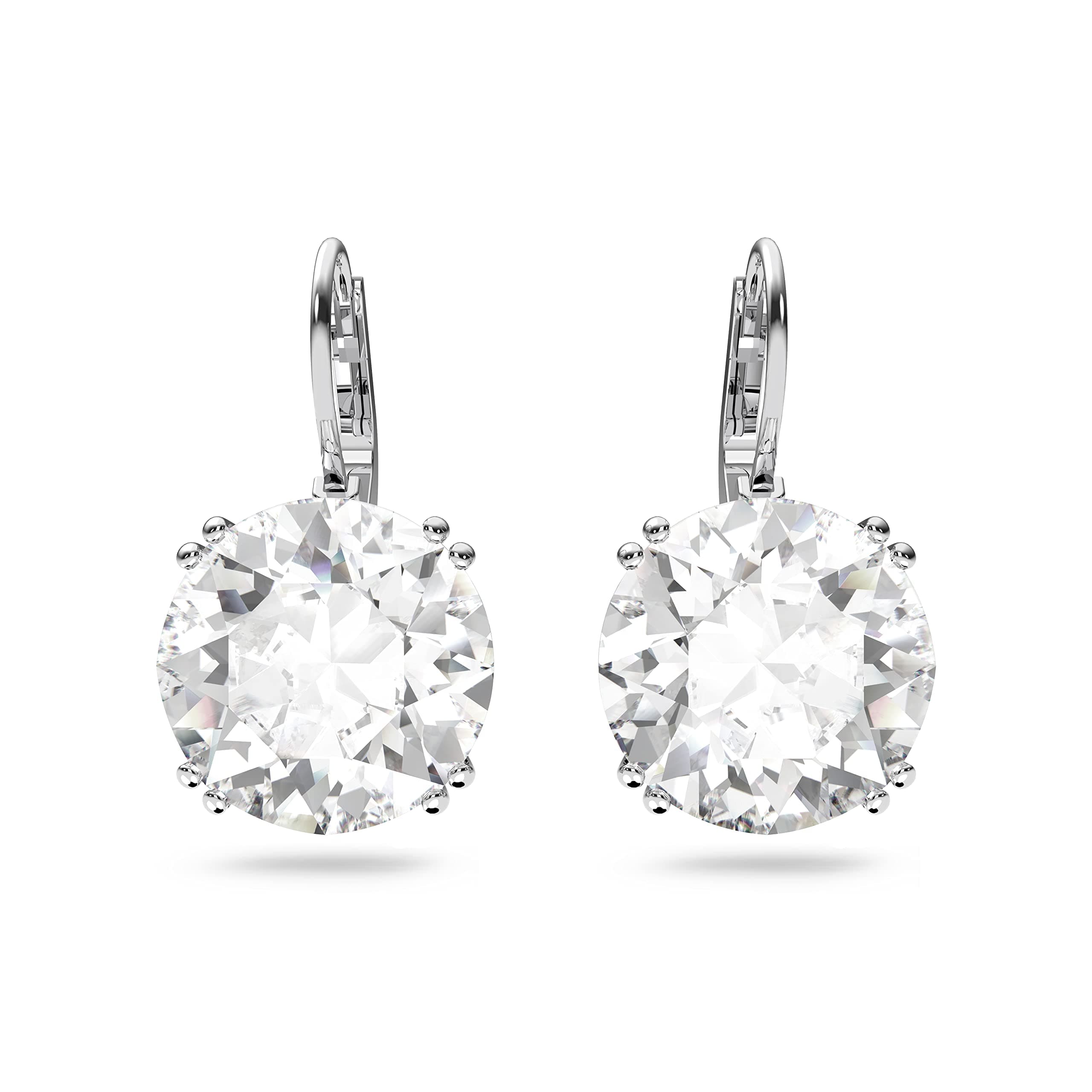 Swarovski Millenia White Round Cut Crystal Rhodium Plated Earrings for Women
| Swarovski Millenia White Round Cut Cryst