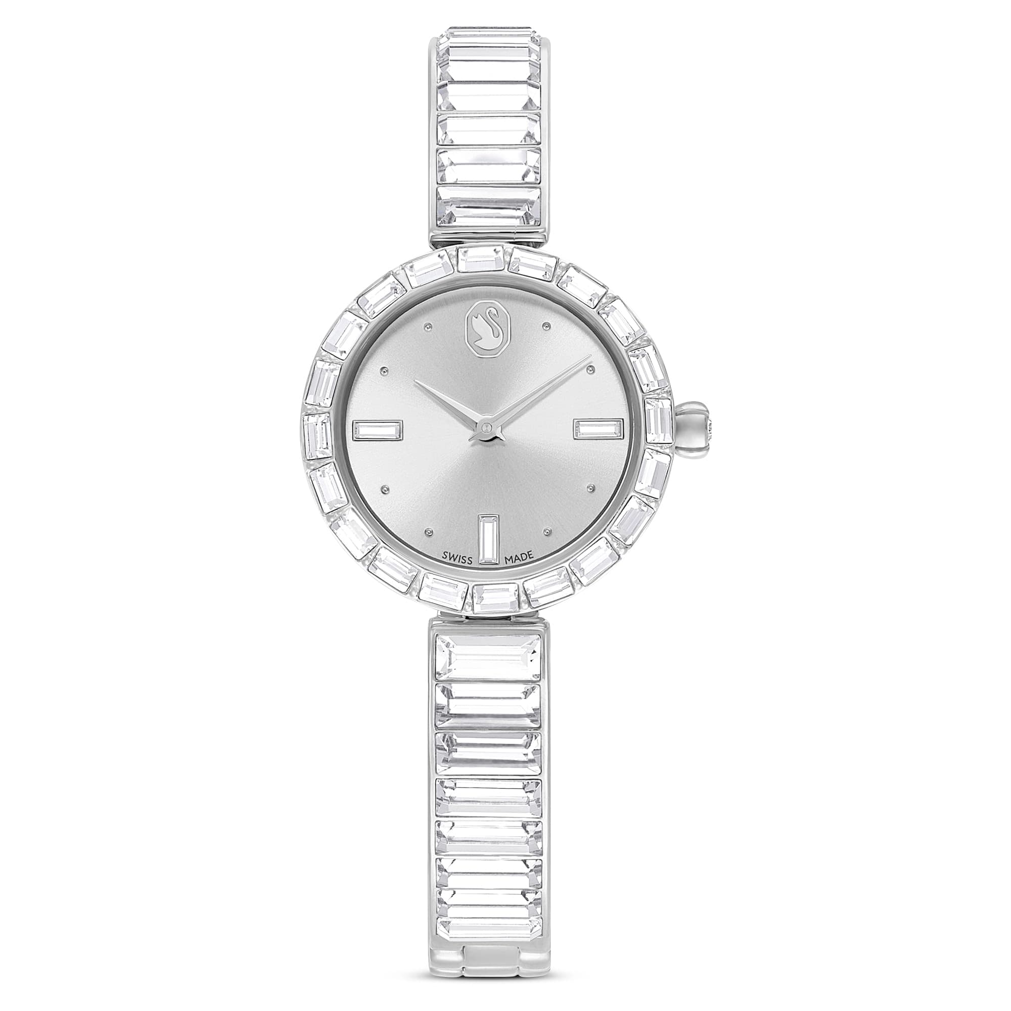 Swarovski Matrix Bangle Watch, Stunning Crystal Design, Fashionable and Durable, Women, Formal Events and Daily Wear, 3