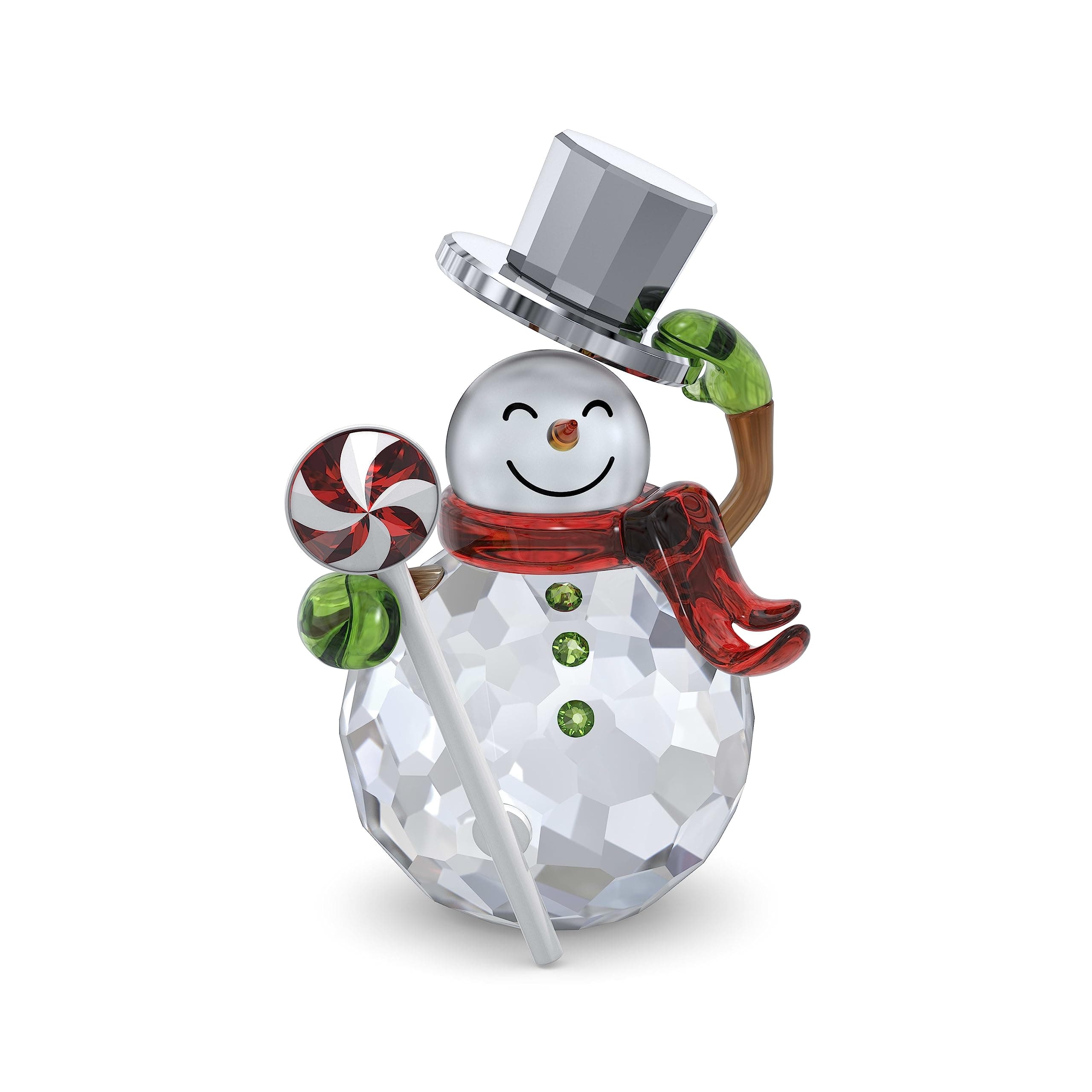 Swarovski Holiday Cheers Dulcis Snowman Figurine - Clear Crystals for Christmas Decor
| Swarovski Holiday Cheers Dulcis