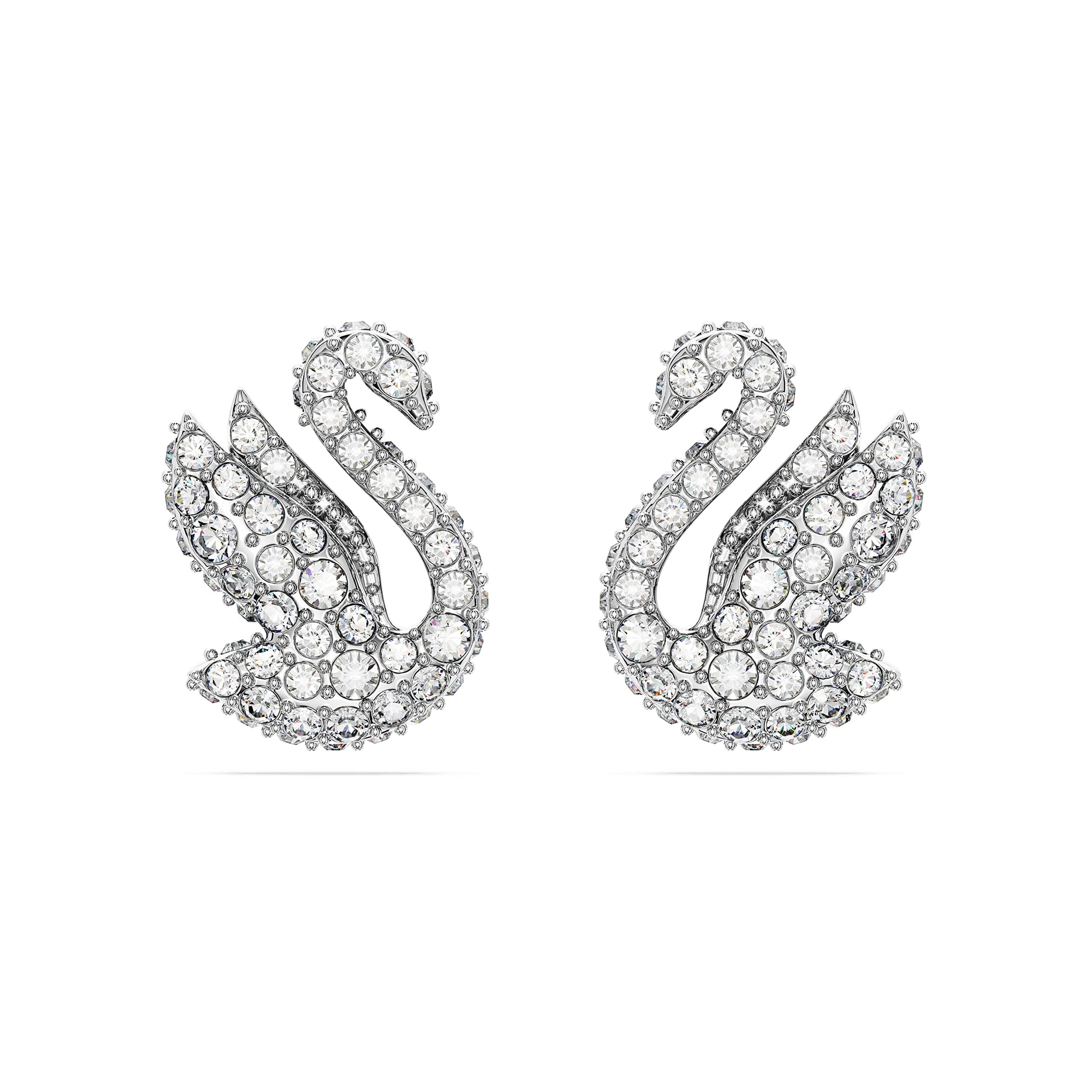 Swarovski Iconic Swan Clear Crystal Jewelry for Women
| Swarovski Rhodium Tone Swan Clear Crystal Necklaces, Earrings,