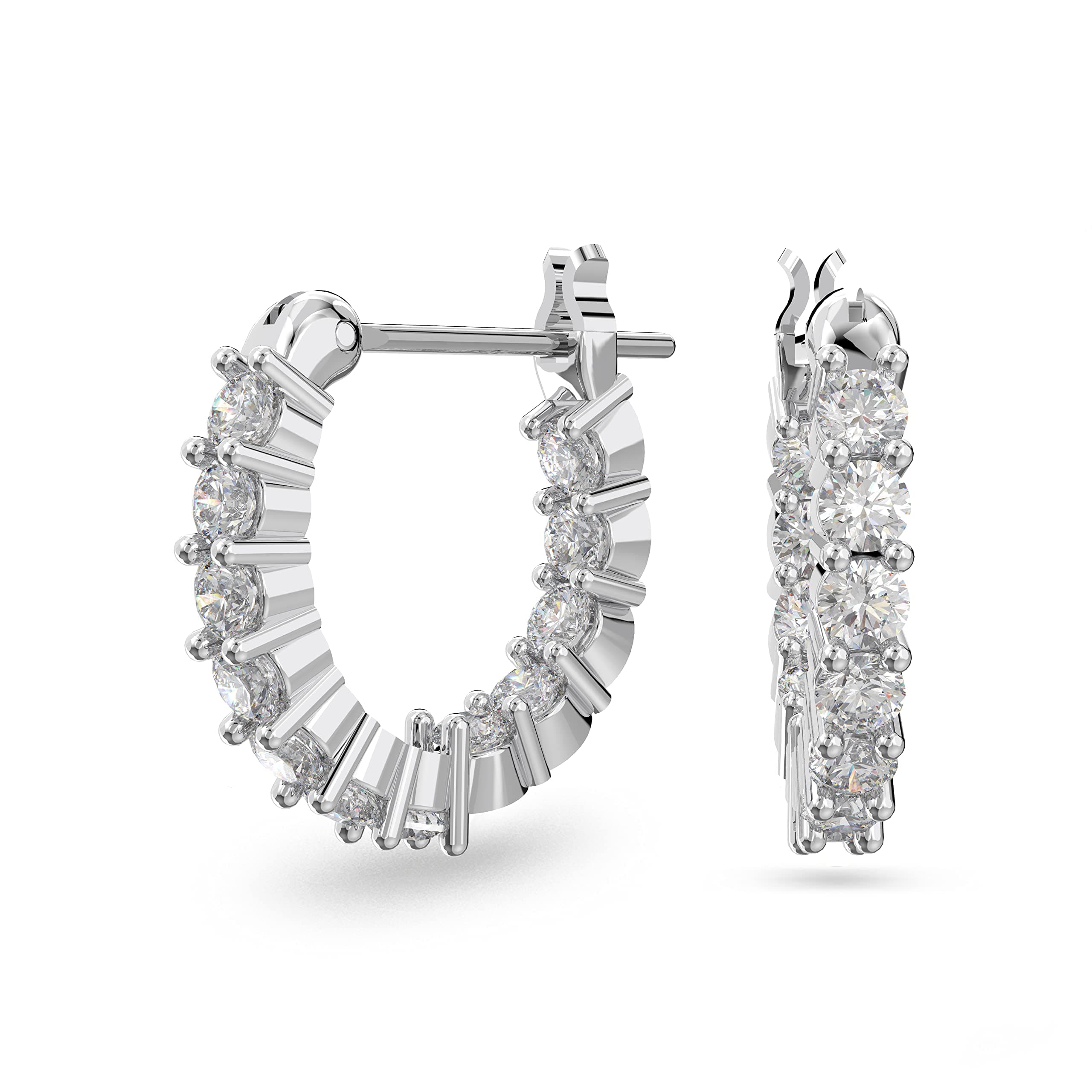 Swarovski Stone Crystal Earrings and Necklace Jewelry Collection for Women Evening Events